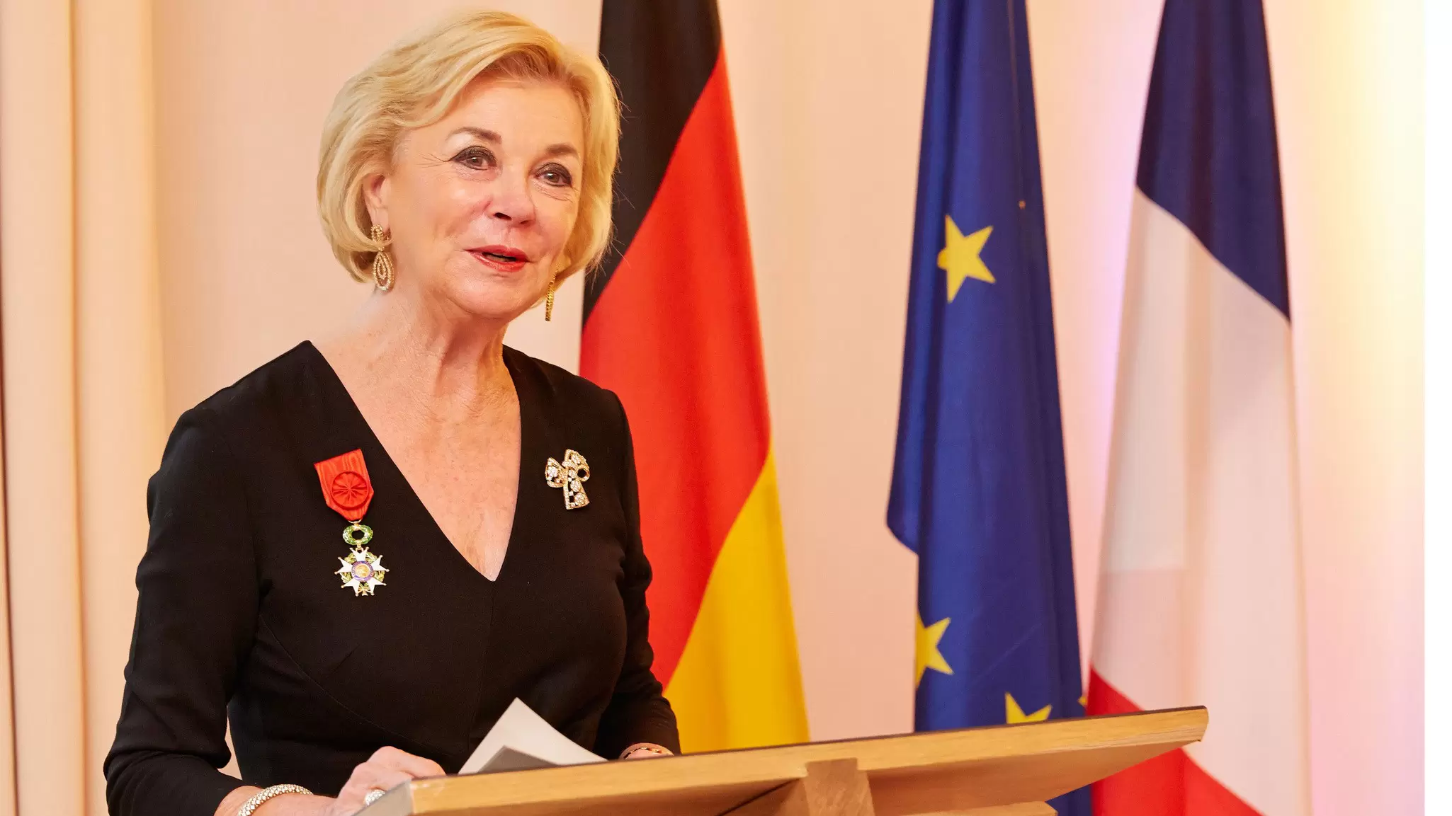 France Honors Liz Mohn With The Legion Of Honor