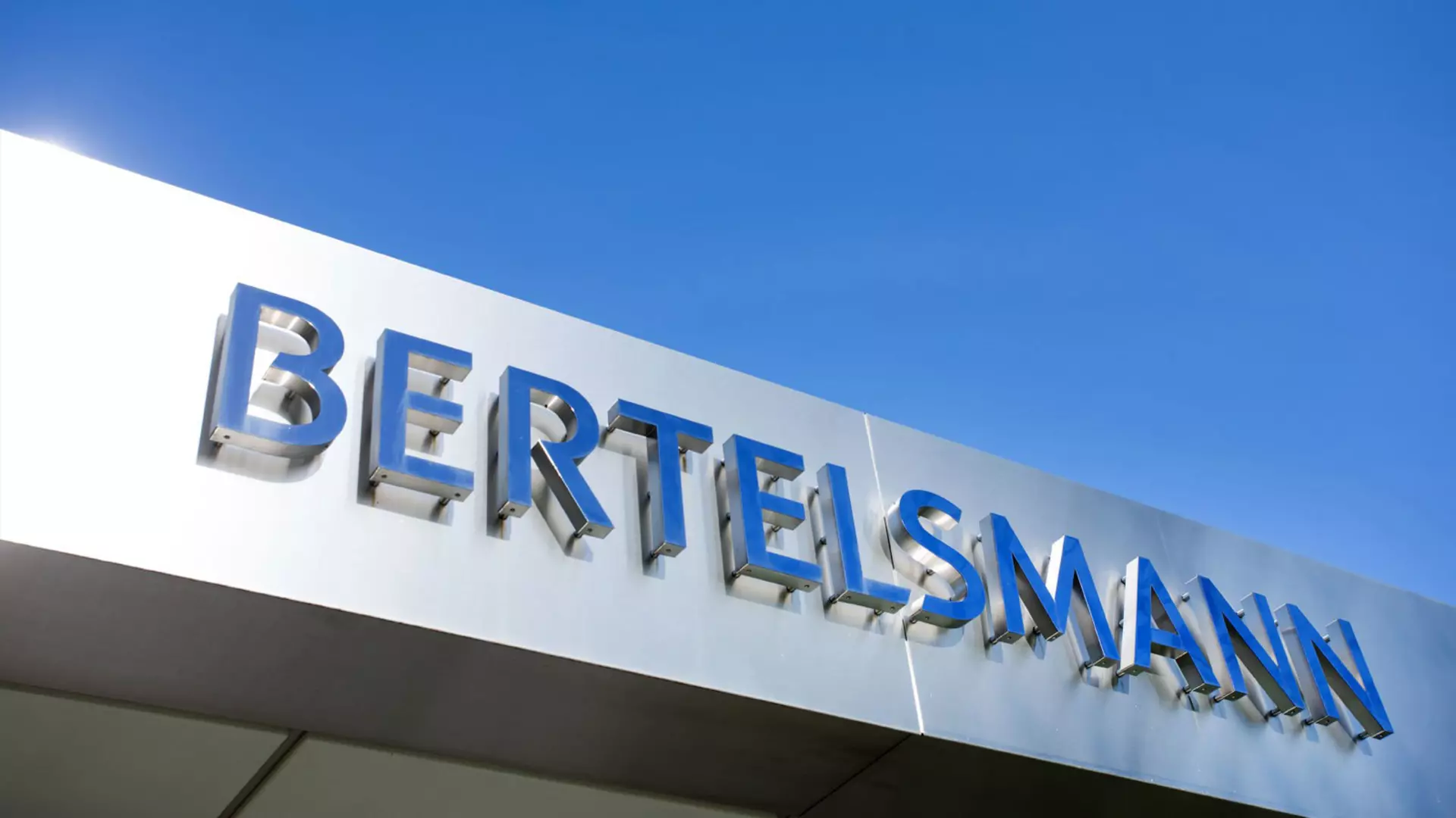 Bertelsmann logo at the Corporate Center
