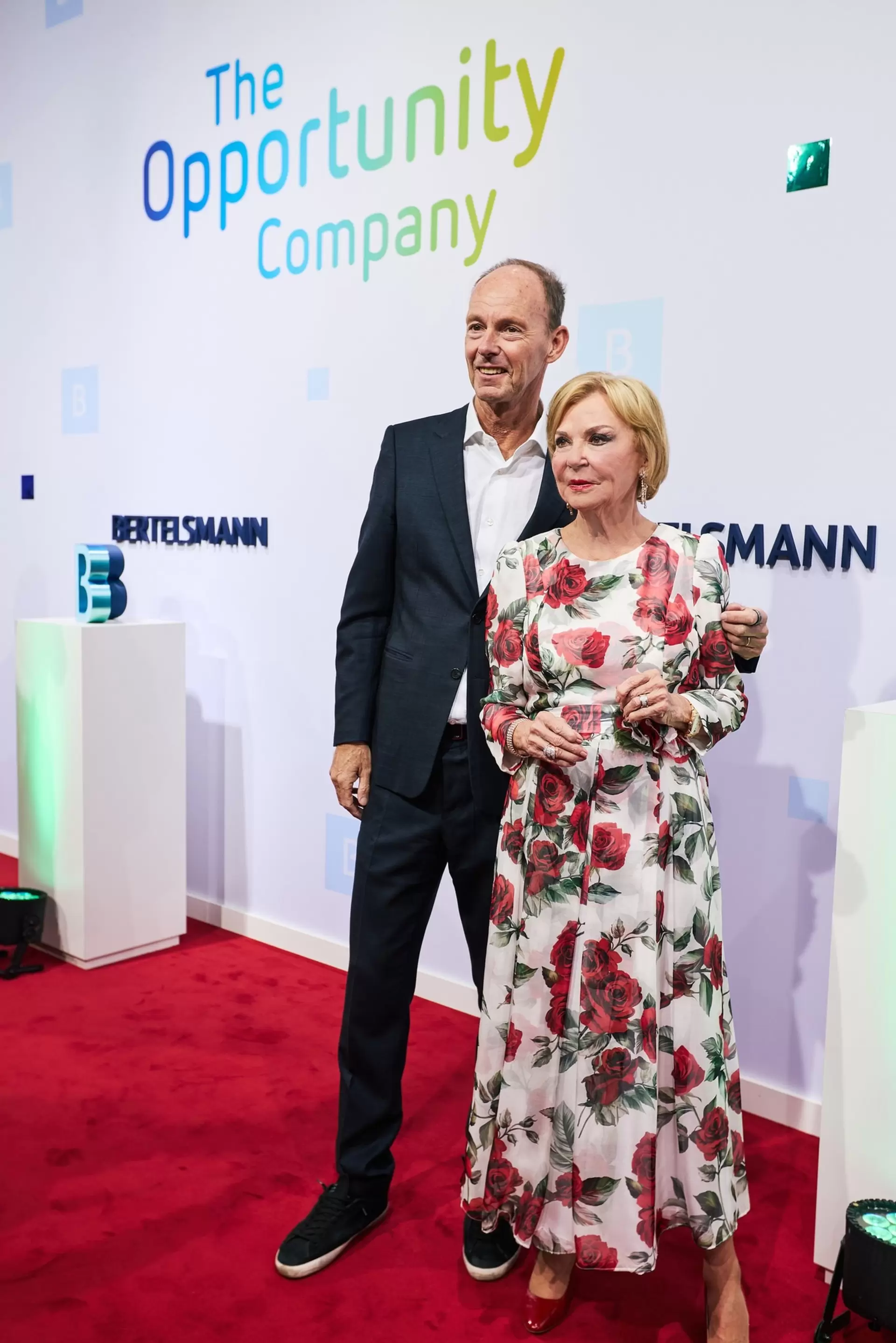 Thomas Rabe and Liz Mohn at the Bertelsmann Party 2026