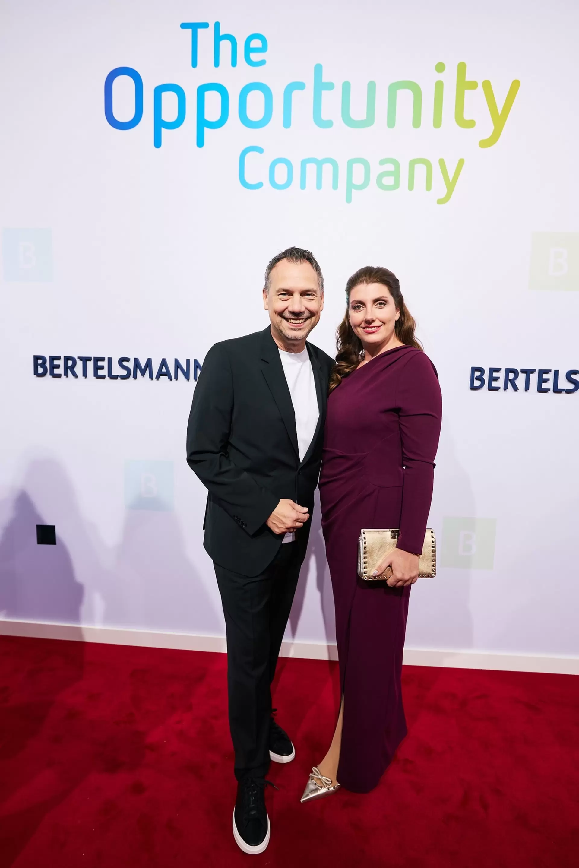 Sebastian and Linda Fitzek at the Bertelsmann Party 2026