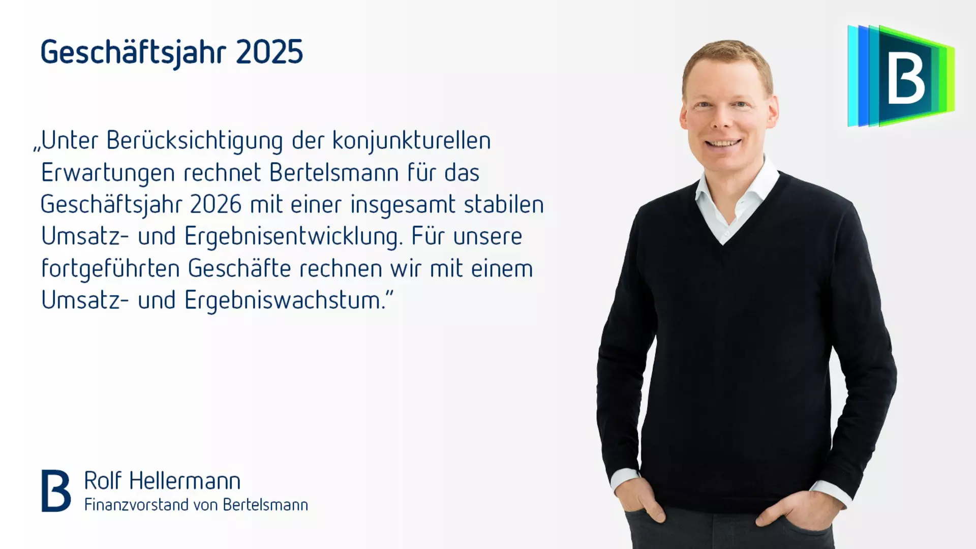 Statement zum Geschäftsjahr 2025 von Rolf Hellermann