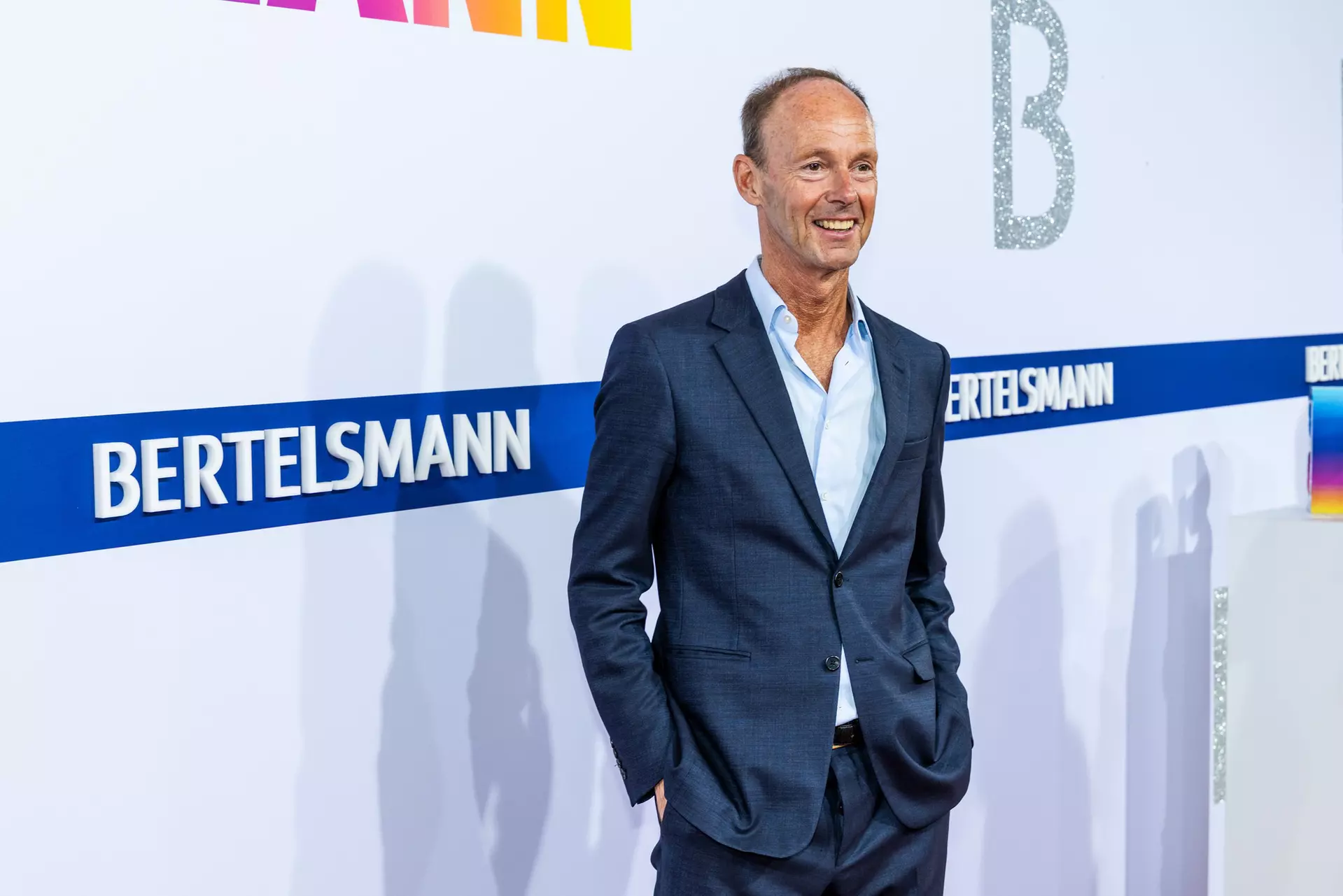 Thomas Rabe auf dem roten Teppich der Bertelsmann Party 2025.