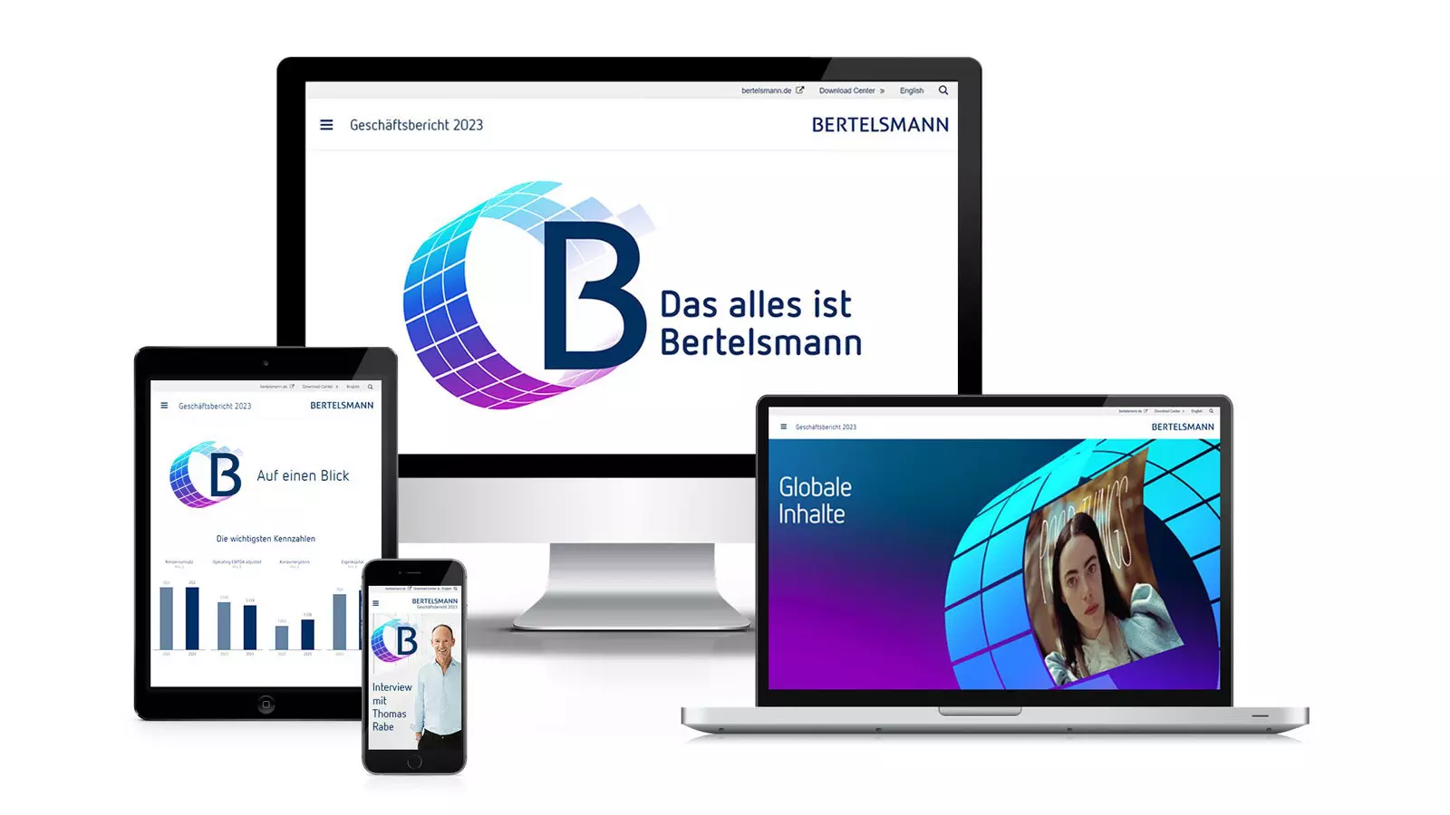 Bertelsmann-Geschäftsbericht 2023 mit Platin ausgezeichnet