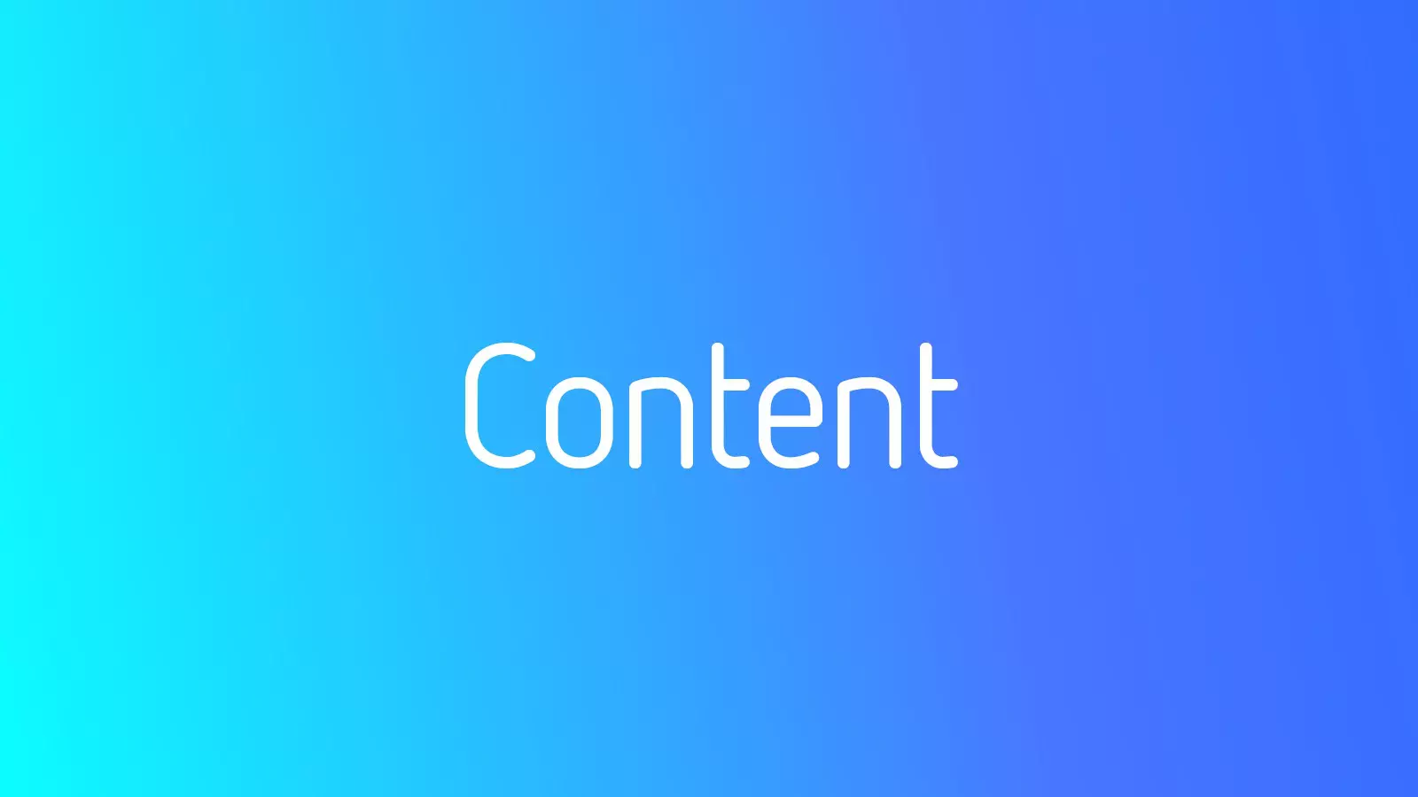 Content on blue gradient