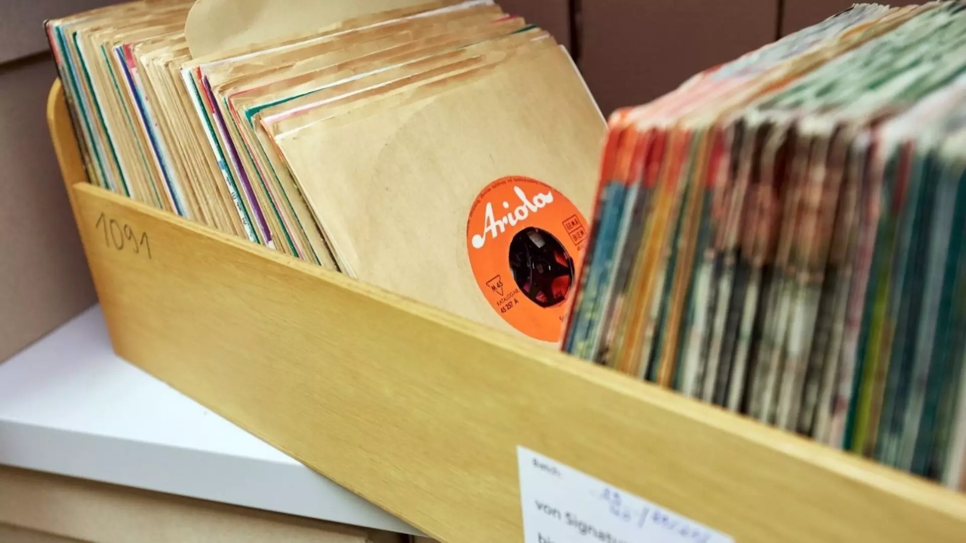 Collection of older vinyl record