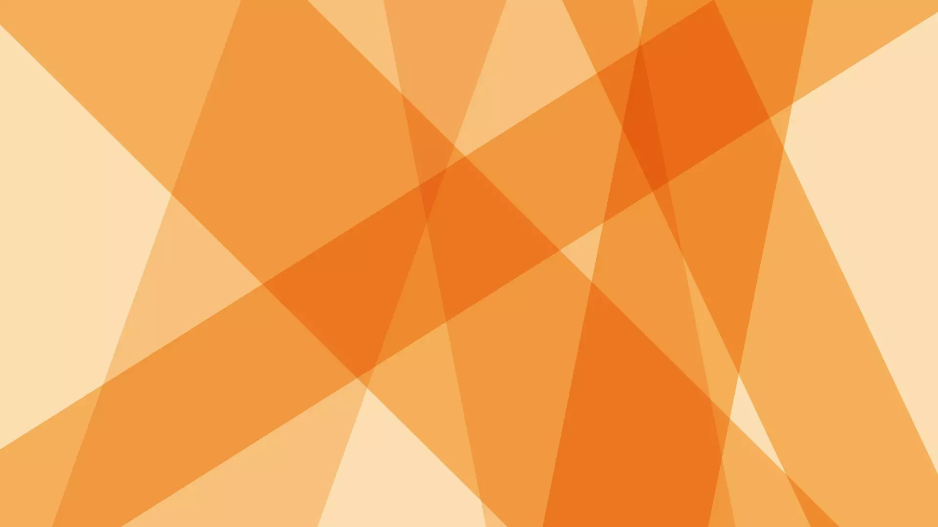 Mehrere transparente orange Linien kreuzen sich und erzeugen ein abstrahiertes, dynamisches grafisches Muster.