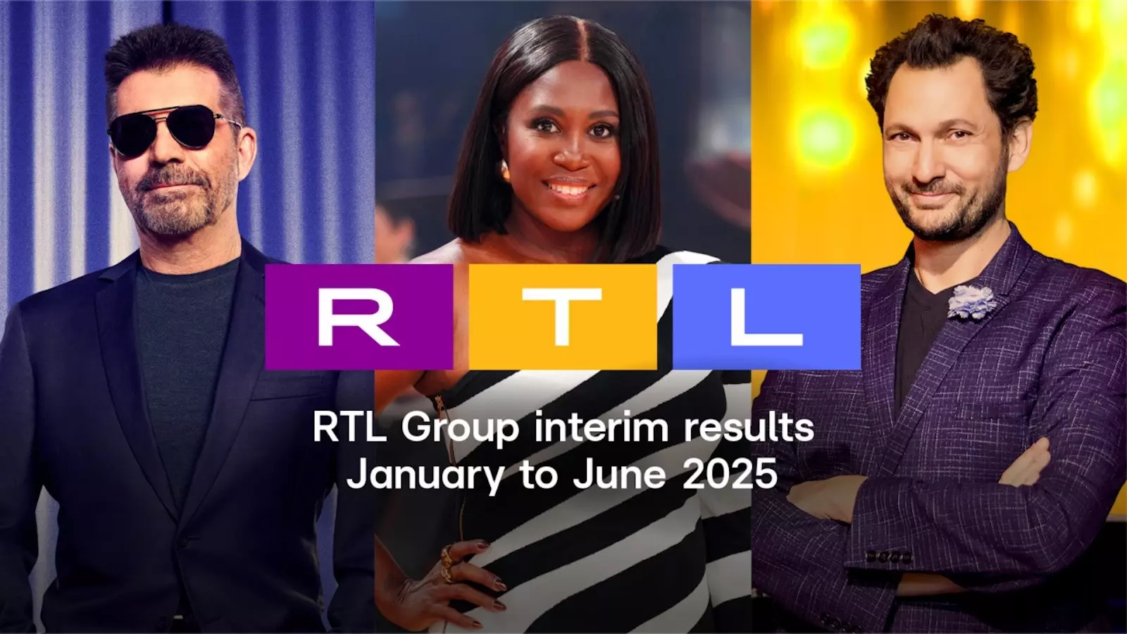 Collage zu den Halbjahreszahlen der RTL Group