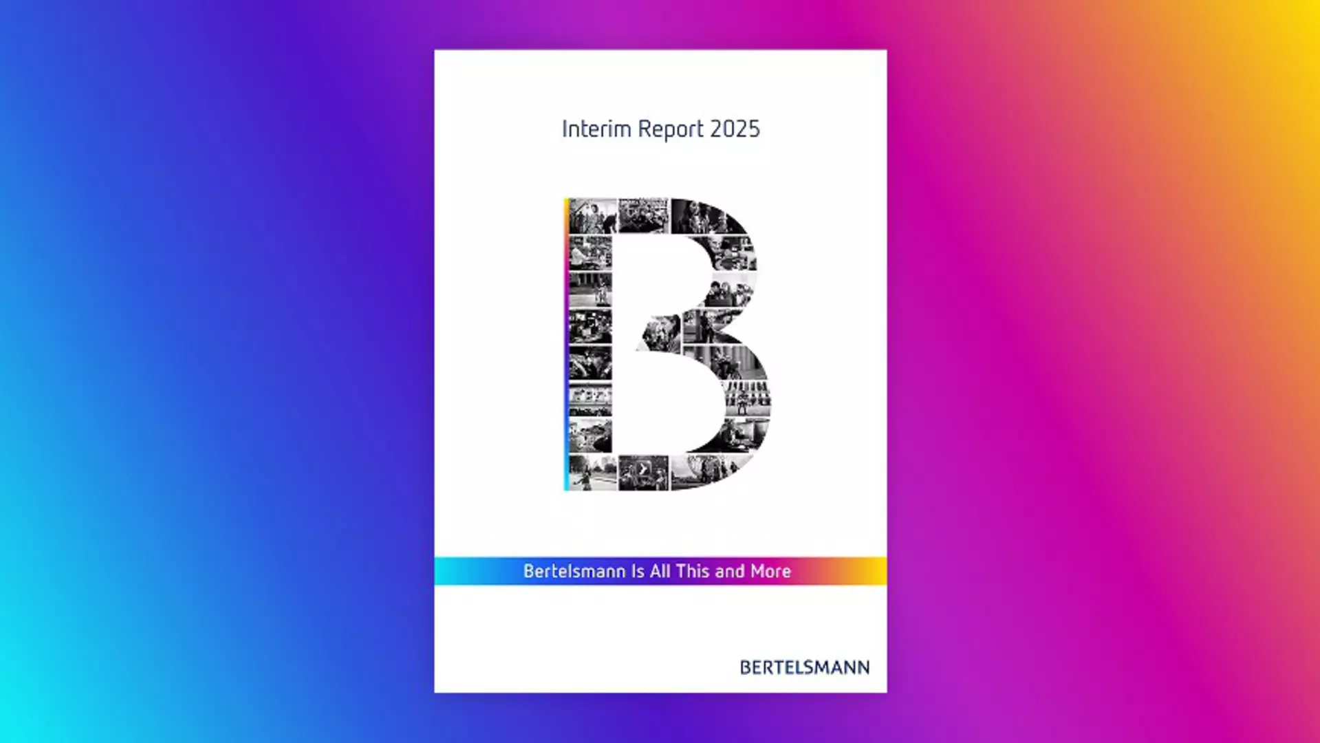 Cover Bertelsmann Interim Report 2025