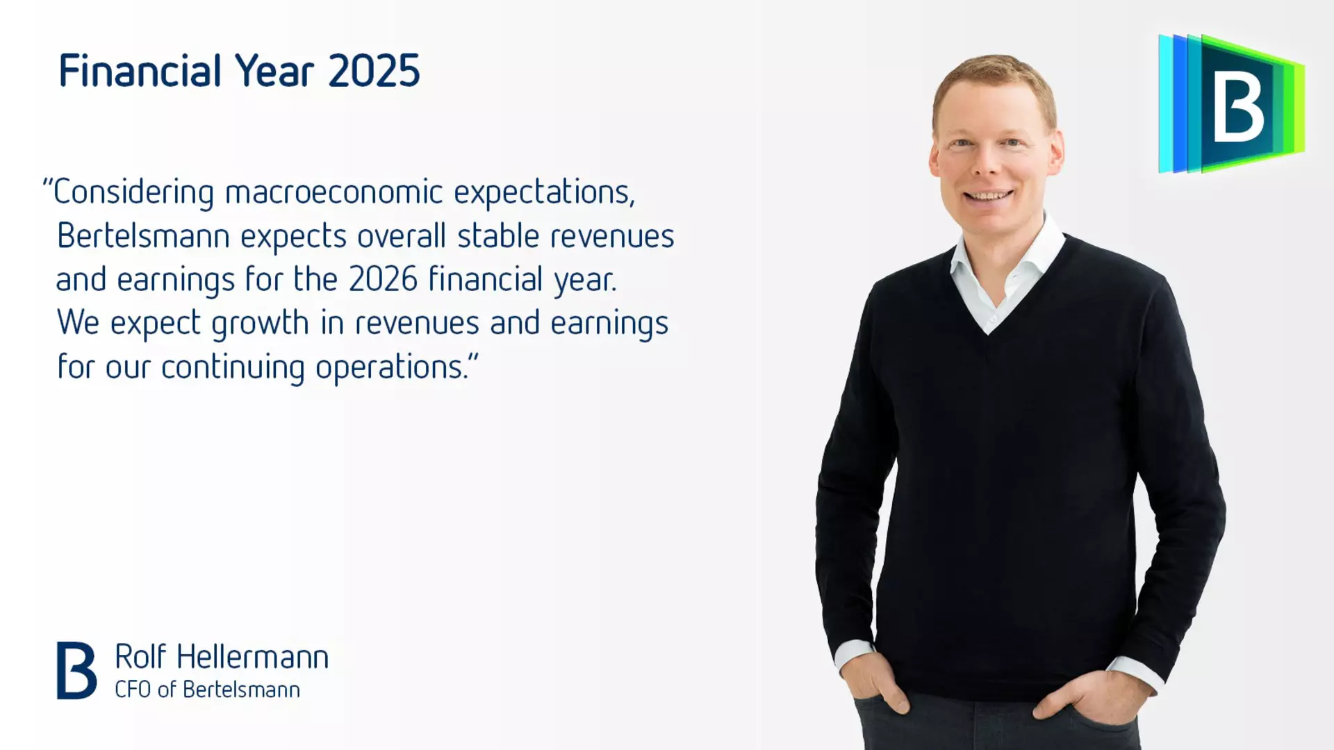 Statement on the Financial Year 2025 by Rolf Hellermann