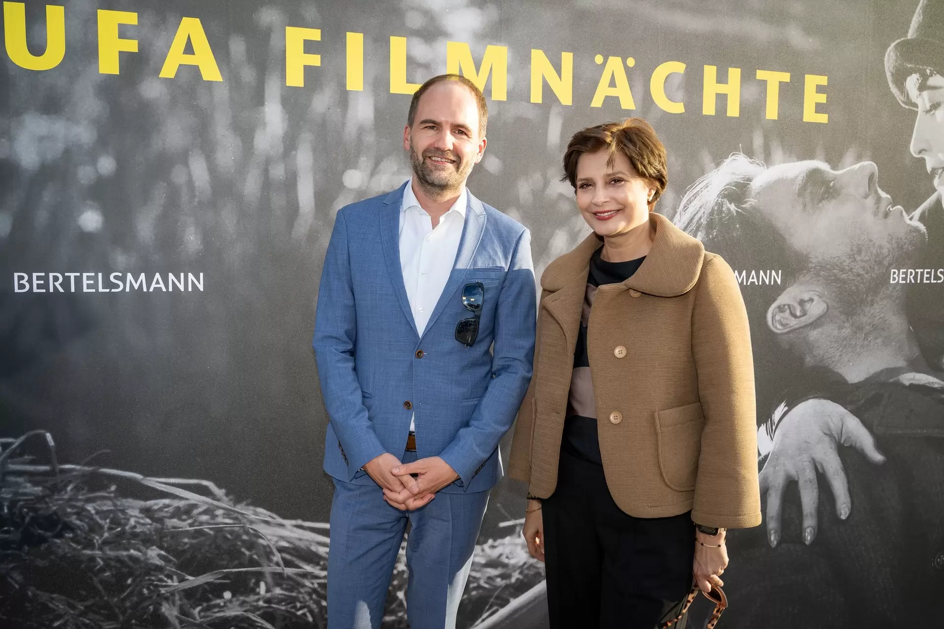 Andrea Despot, Chair of the Board, with Jakob Meyer, Member of the Board, both of the Foundation "Erinnerung, Verantwortung, Zukunft"