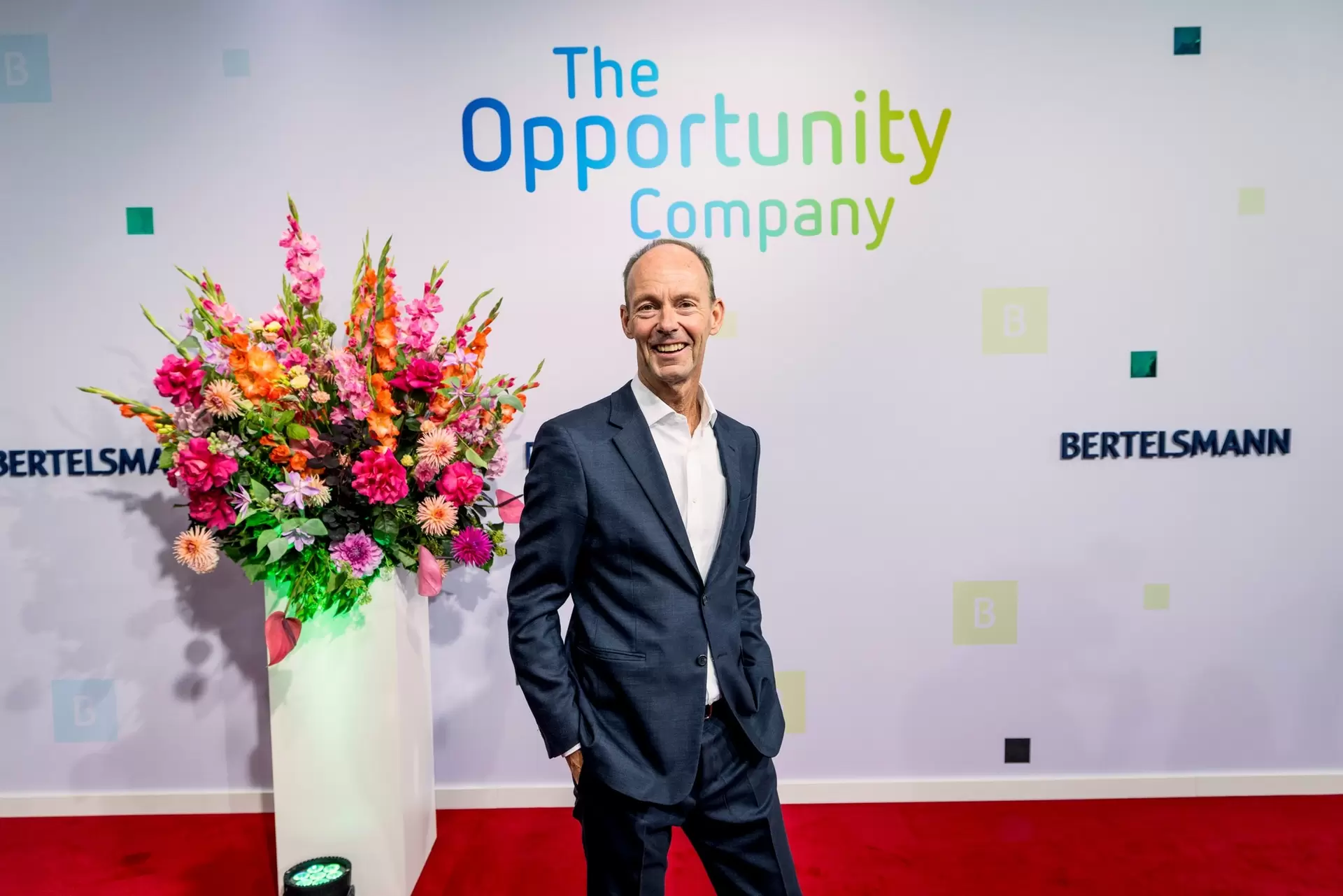 Thomas Rabe at the Bertelsmann Party