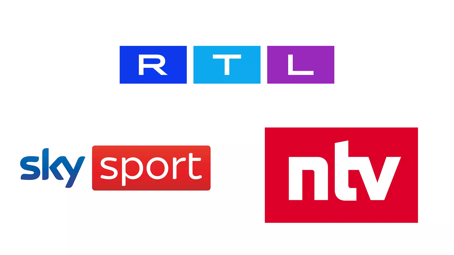 Logo RTL, Logo Sky Sport, Logo NTV