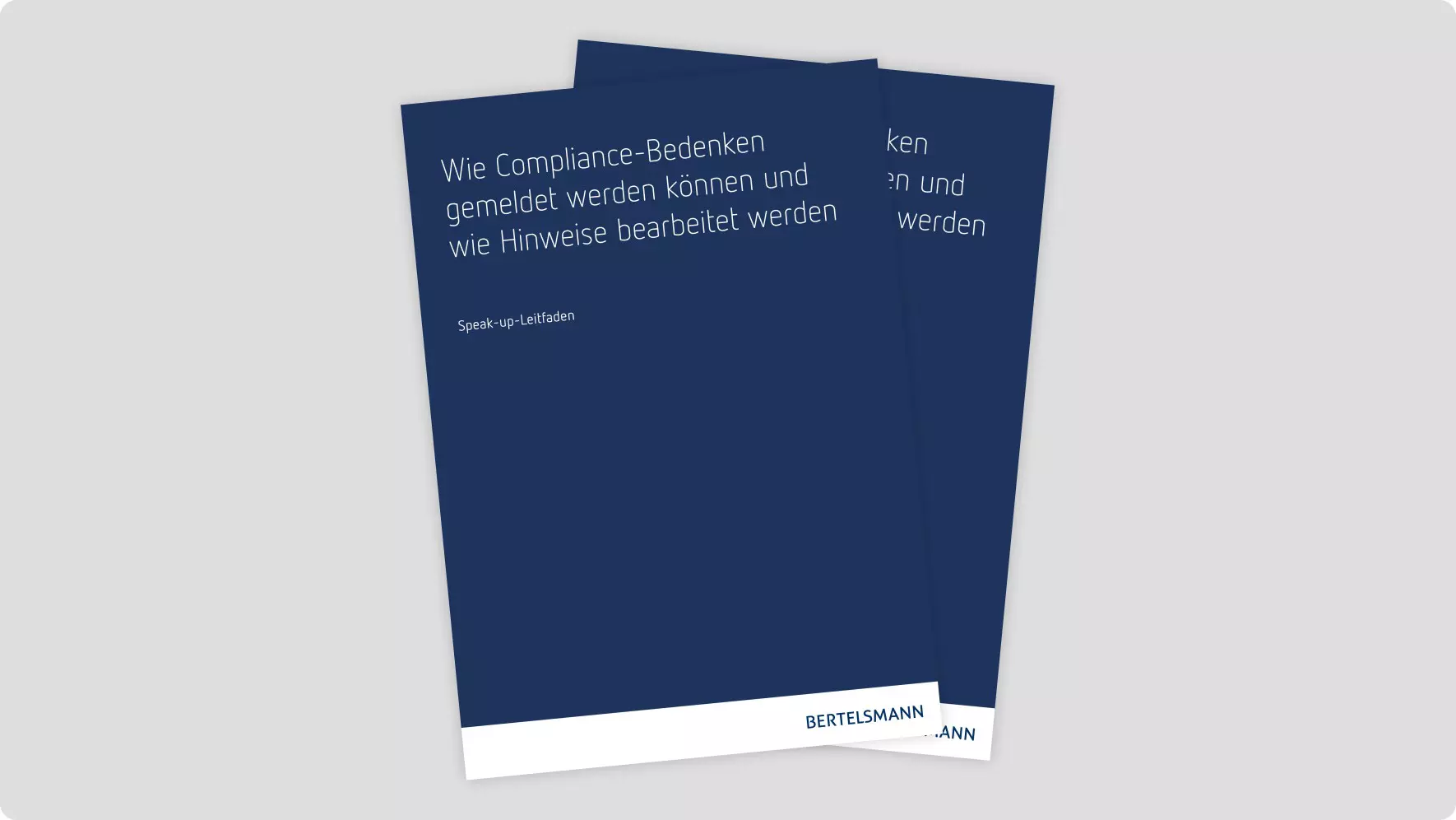 Cover des Bertelsmann Speak-up-Leitfaden