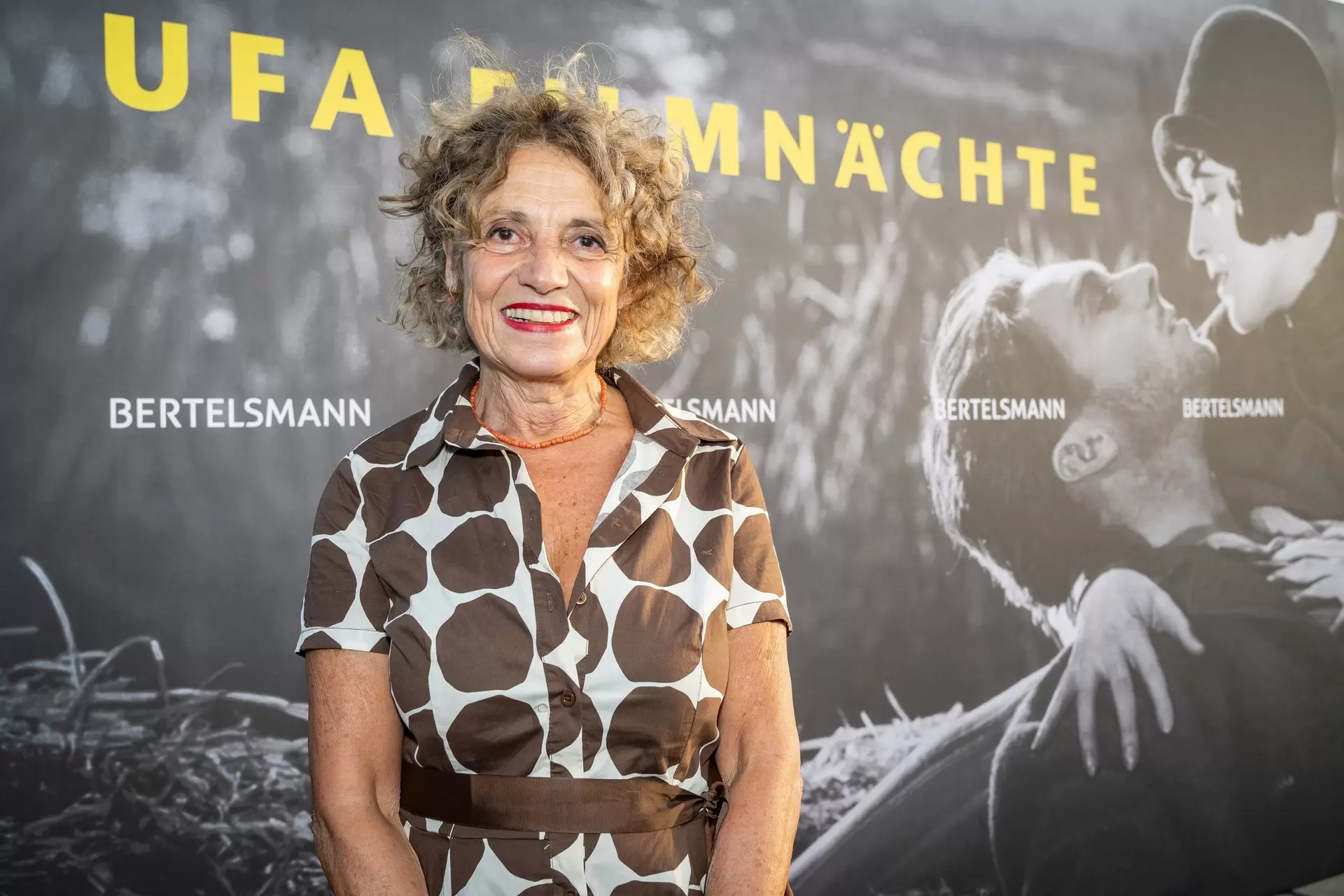 Actress Adriana Altaras at the reception for the 2026 UFA Film Nights