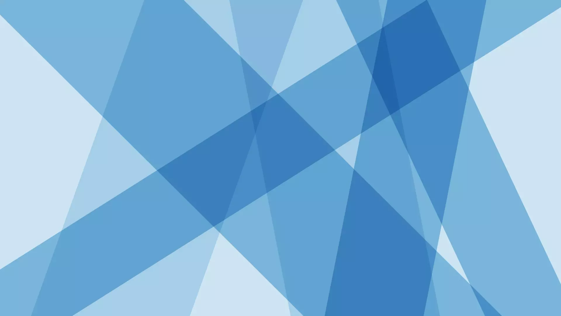 Überlagerte blaue Linien und transparente Formen bilden ein abstraktes geometrisches Muster vor hellem Hintergrund.