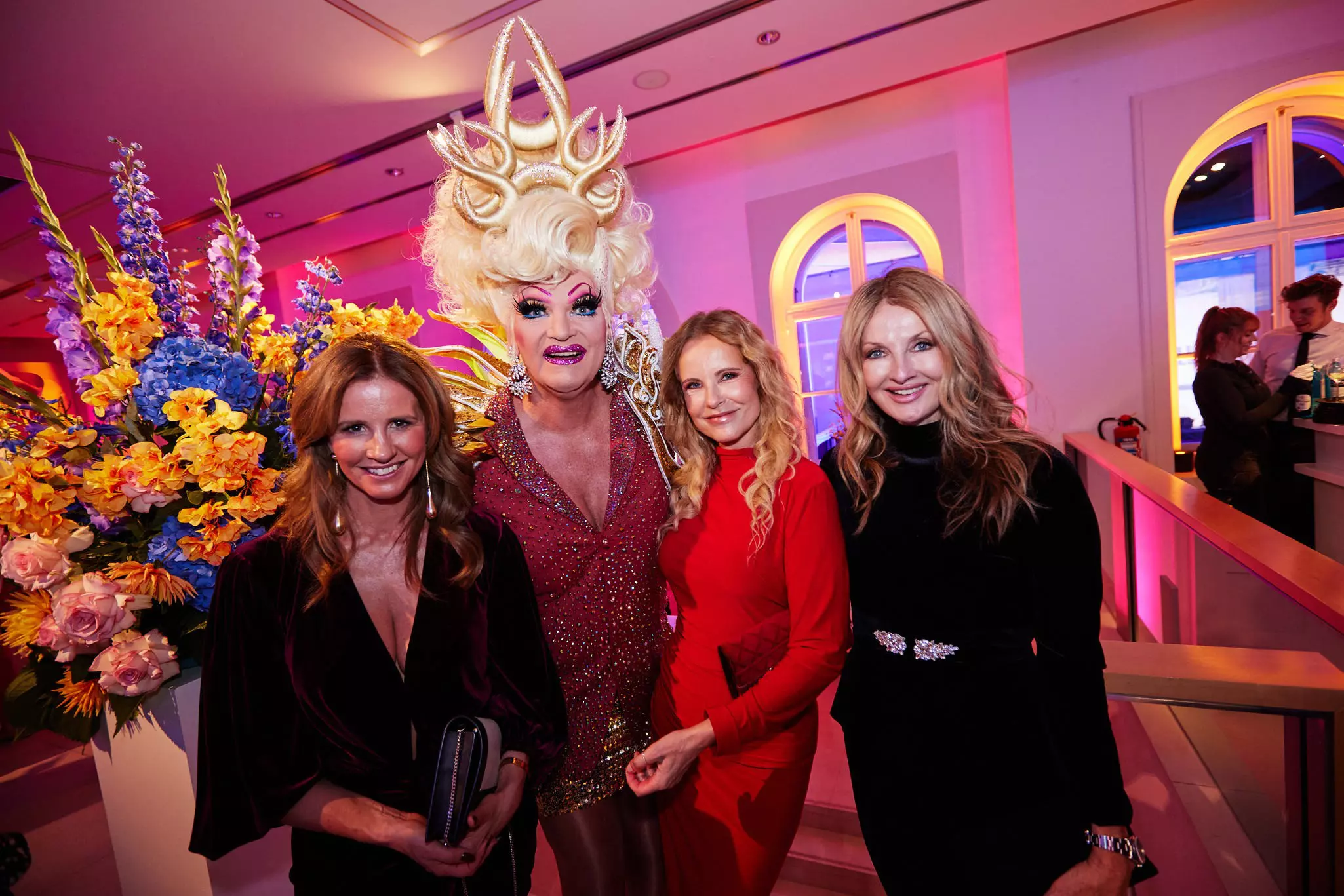 Mareile Höppner, Olivia Jones, Katja Burkhard and Frauke Ludowig